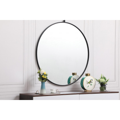Elegant Wall Mirror - Black, L 39" (MR4739BK)