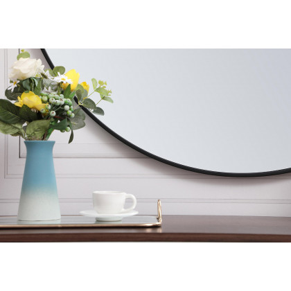 Elegant Wall Mirror - Black, L 39" (MR4739BK)