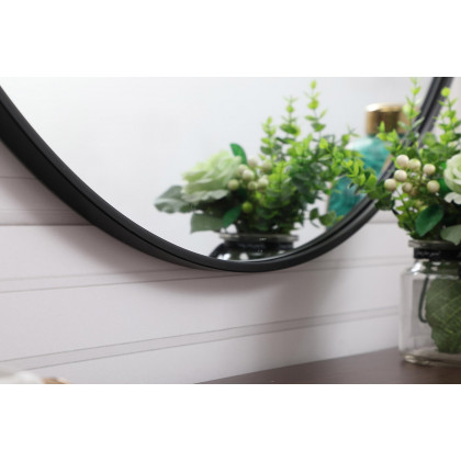 Elegant Wall Mirror - Black, L 39" (MR4739BK)