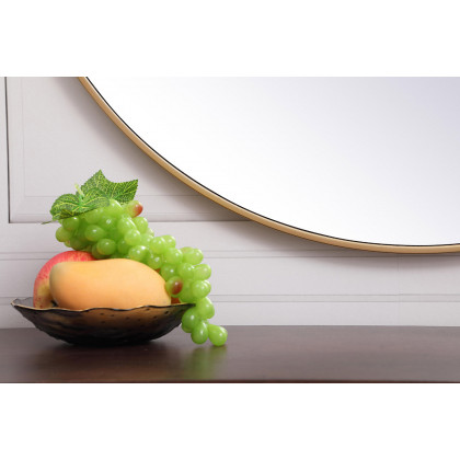 Elegant Wall Mirror - Brass, L 39" (MR4739BR)