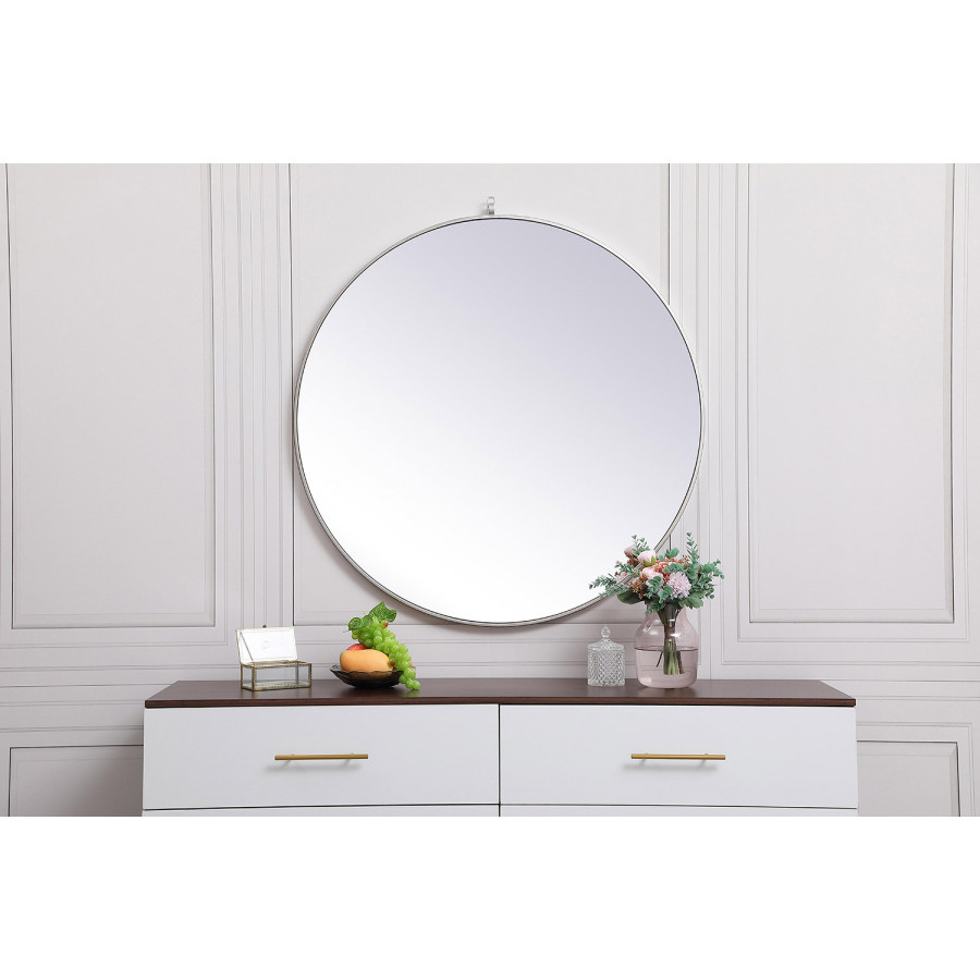 Elegant Wall Mirror - Silver, L 39" (MR4739S)