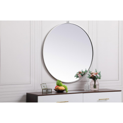 Elegant Wall Mirror - Silver, L 39" (MR4739S)