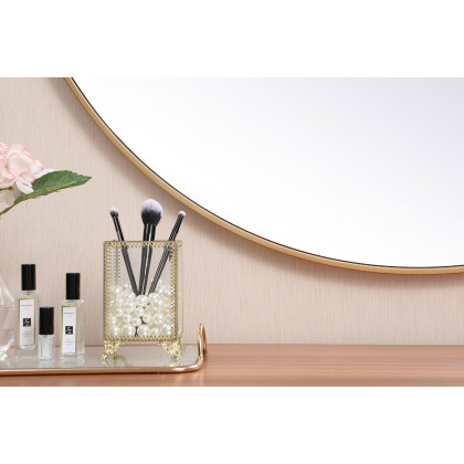 Elegant Wall Mirror - Brass, L 45" (MR4745BR)