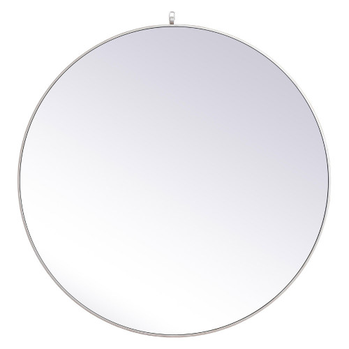 Elegant Wall Mirror - Silver, L 45" (MR4745S)