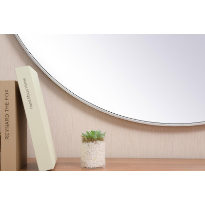 Elegant Wall Mirror - Silver, L 45" (MR4745S)