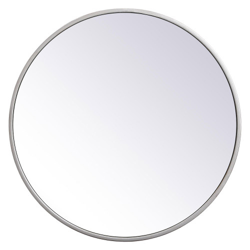 Elegant Wall Mirror - Silver, L 18" (MR4818S)