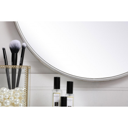Elegant Wall Mirror - Silver, L 18" (MR4818S)