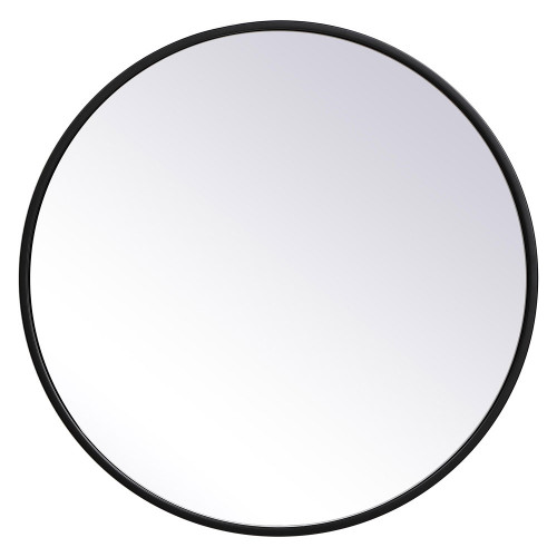 Elegant Wall Mirror - Black, L 21" (MR4821BK)
