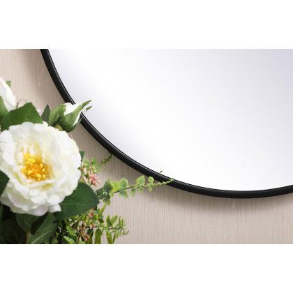 Elegant Wall Mirror - Black, L 21" (MR4821BK)