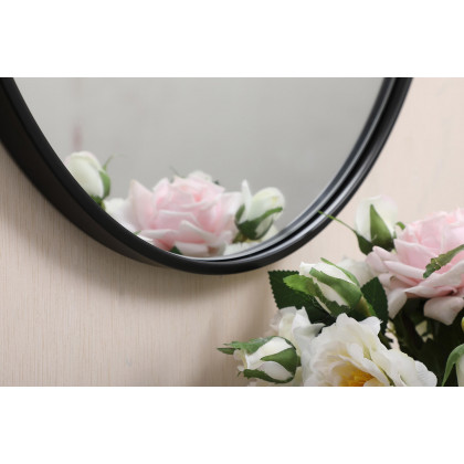 Elegant Wall Mirror - Black, L 21" (MR4821BK)