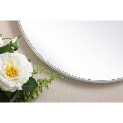 Elegant Wall Mirror - Silver, L 21" (MR4821S)