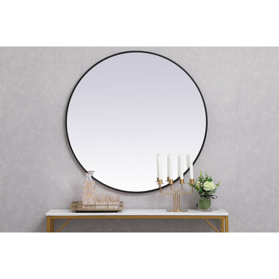 Elegant Wall Mirror - Black, L 39" (MR4839BK)