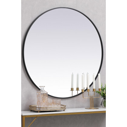 Elegant Wall Mirror - Black, L 39" (MR4839BK)