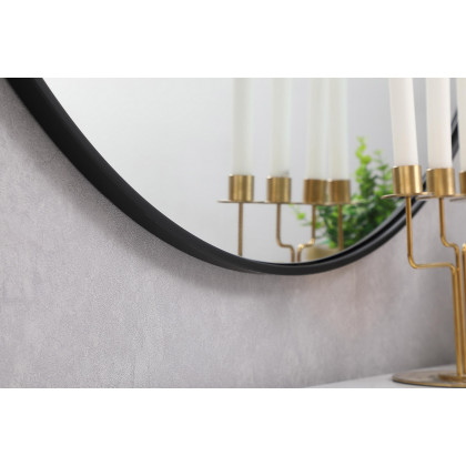 Elegant Wall Mirror - Black, L 39" (MR4839BK)