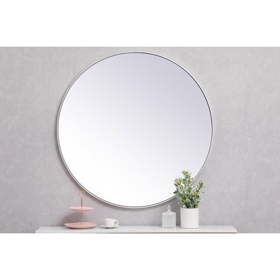 Elegant Wall Mirror - Silver, L 39" (MR4839S)