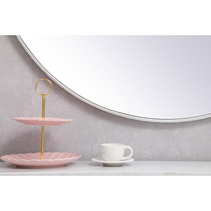 Elegant Wall Mirror - Silver, L 39" (MR4839S)