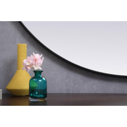 Elegant Wall Mirror - Black, L 45" (MR4845BK)