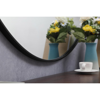 Elegant Wall Mirror - Black, L 45" (MR4845BK)