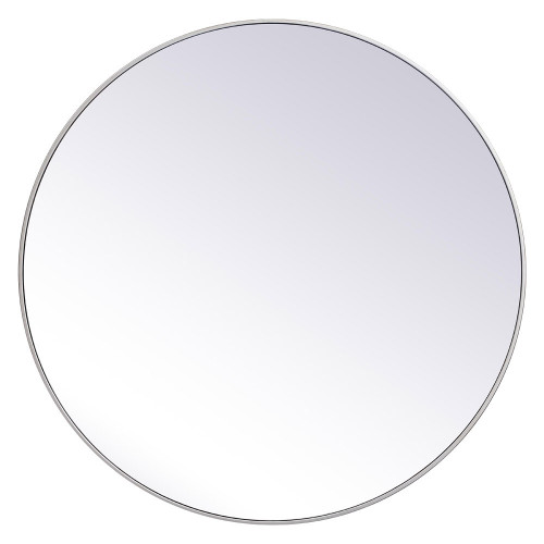 Elegant Wall Mirror - Silver, L 45" (MR4845S)