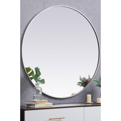 Elegant Wall Mirror - Silver, L 45" (MR4845S)