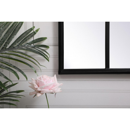 Elegant Wall Mirror - Black, L 41.5" (MR612842BK)