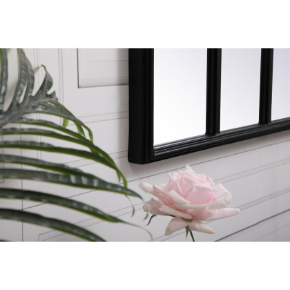 Elegant Wall Mirror - Black, L 41.5" (MR612842BK)