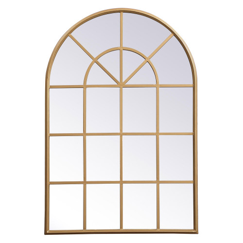 Elegant Wall Mirror - Brass, L 41.5" (MR612842BR)
