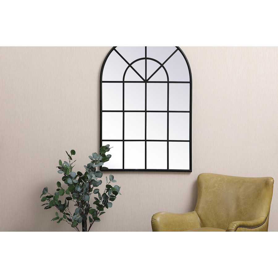 Elegant Wall Mirror - Black, L 47.25" (MR613248BK)