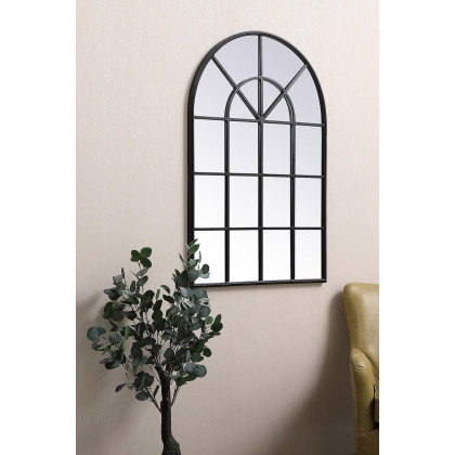 Elegant Wall Mirror - Black, L 47.25" (MR613248BK)
