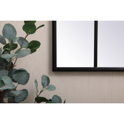Elegant Wall Mirror - Black, L 47.25" (MR613248BK)