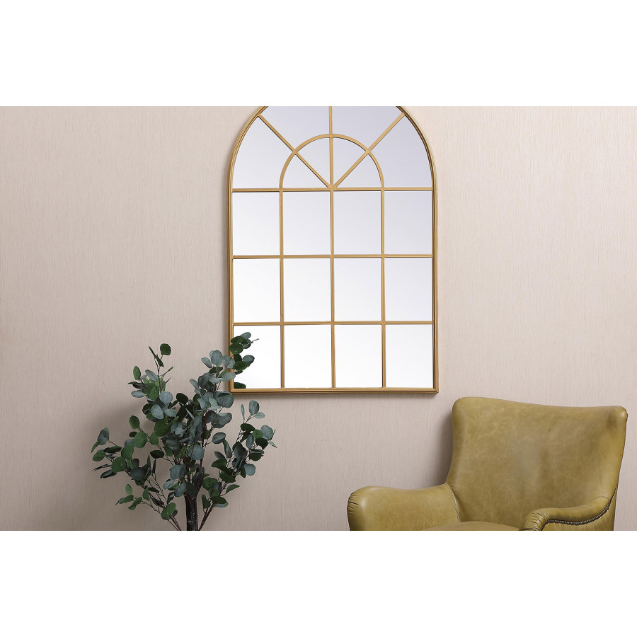 Elegant Wall Mirror - Brass, L 47.25" (MR613248BR)