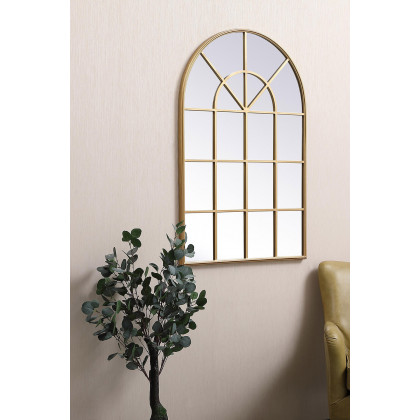 Elegant Wall Mirror - Brass, L 47.25" (MR613248BR)