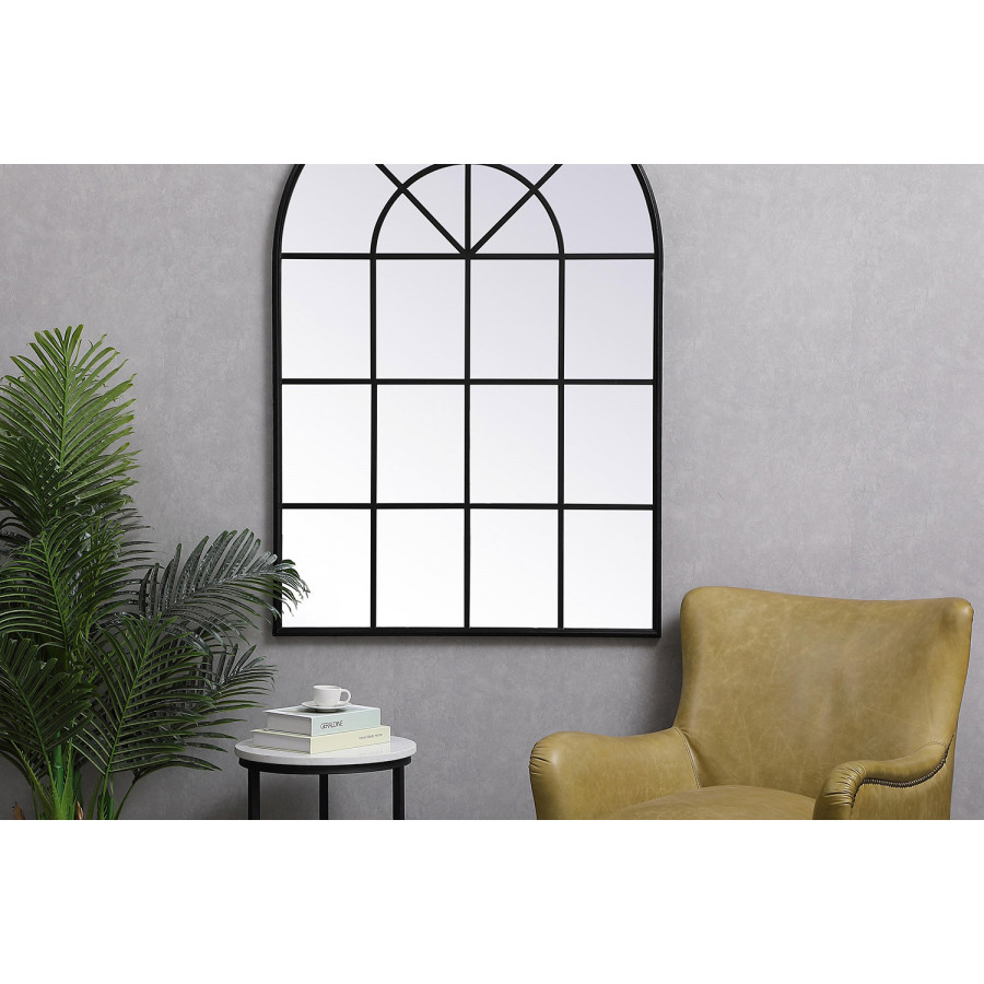 Elegant Wall Mirror - Black, L 53.13" (MR613653BK)