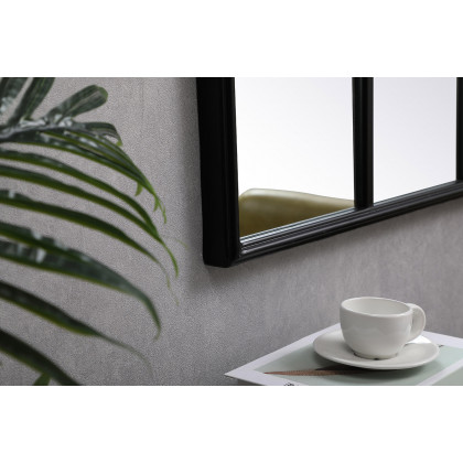 Elegant Wall Mirror - Black, L 53.13" (MR613653BK)
