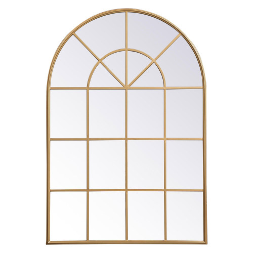 Elegant Wall Mirror - Brass, L 53.13" (MR613653BR)