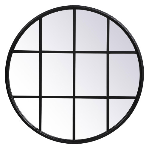 Elegant Wall Mirror - Black, L 28" (MR632828BK)