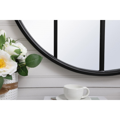 Elegant Wall Mirror - Black, L 28" (MR632828BK)
