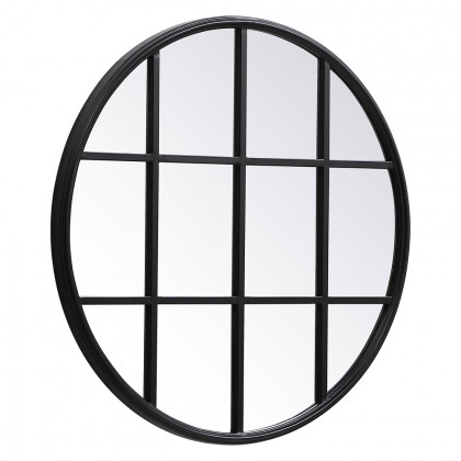 Elegant Wall Mirror - Black, L 28" (MR632828BK)