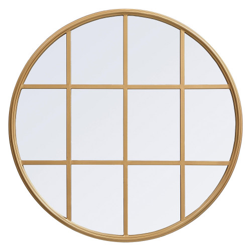 Elegant Wall Mirror - Brass, L 28" (MR632828BR)
