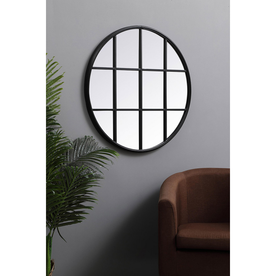 Elegant Wall Mirror - Black, L 31.5" (MR633232BK)