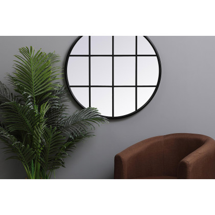Elegant Wall Mirror - Black, L 31.5" (MR633232BK)
