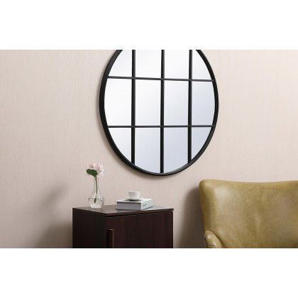 Elegant Wall Mirror - Black, L 36.25" (MR633636BK)