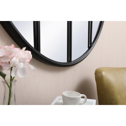 Elegant Wall Mirror - Black, L 36.25" (MR633636BK)