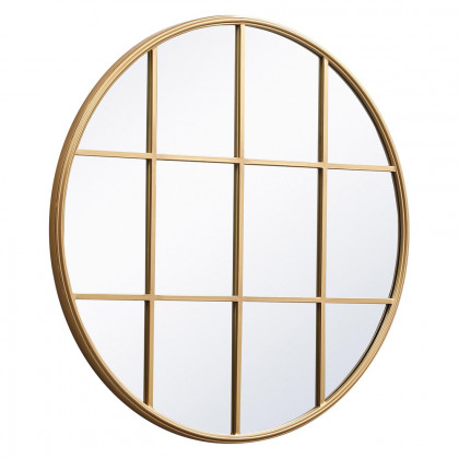Elegant Wall Mirror - Brass, L 36.25" (MR633636BR)