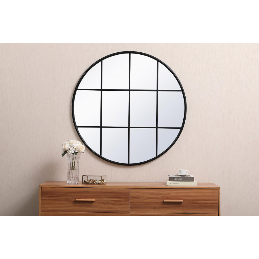 Elegant Wall Mirror - Black, L 41.75" (MR634242BK)