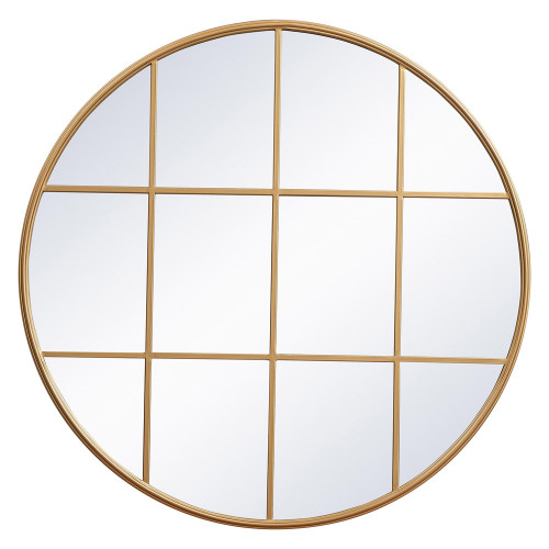 Elegant Wall Mirror - Brass, L 41.75" (MR634242BR)