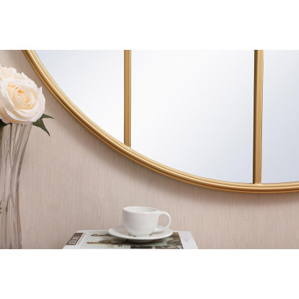 Elegant Wall Mirror - Brass, L 41.75" (MR634242BR)