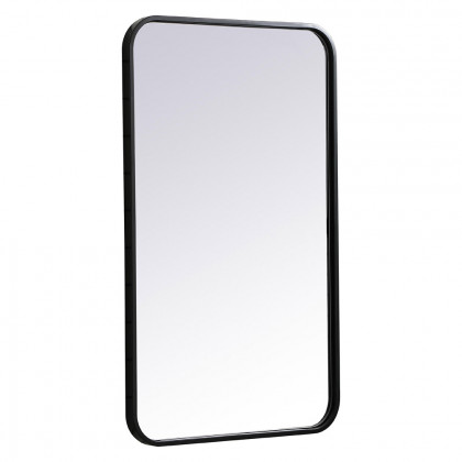 Elegant Wall Mirror - Black, L 30" (MR801830BK)