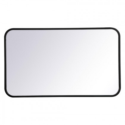Elegant Wall Mirror - Black, L 30" (MR801830BK)