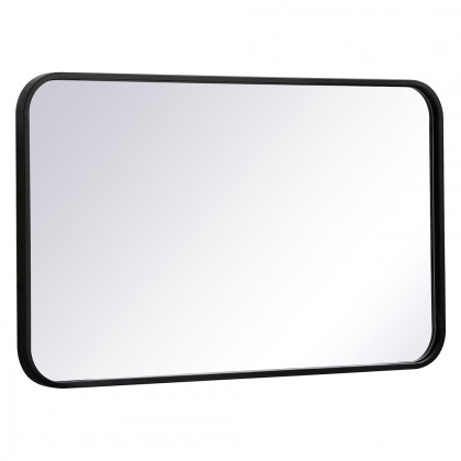 Elegant Wall Mirror - Black, L 30" (MR801830BK)